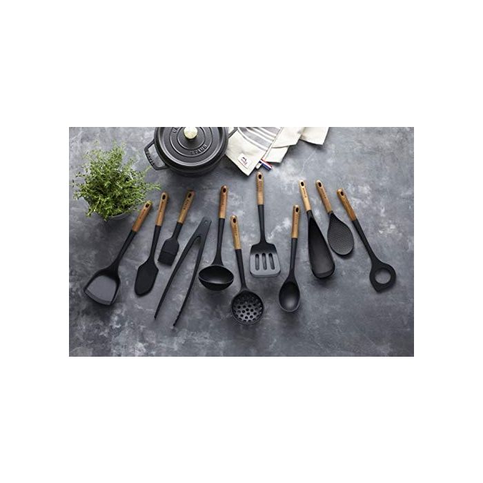 Staub Küchenhelfer-Set Silikon/Holz, 11-tlg