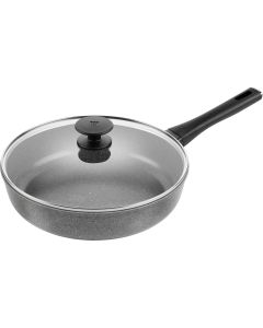 Zwilling Terreno Plus Schmorpfanne mit Deckel, ⌀28cm, Titanverstärkte Keramikbeschichtung