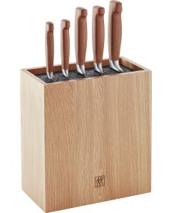 Zwilling Vier Sterne Wood Messerblockset, 6-tlg., Eiche