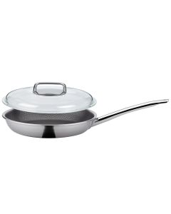 Spring Vulcano Cut Resist Pure Bratpfanne mit Domo Glasdeckel