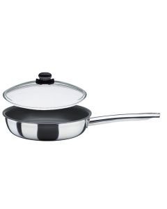 Spring Vulcano Classic Bratpfanne XL hoch, mit Vulcano Glasdeckel