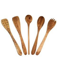 Küchenhelfer Set Olivenholz 5-teilig
