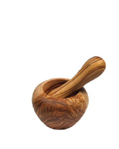 Olivenholz Mini Mörser, Ø6cm