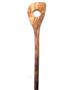 seleXions® Olivenholz Kochlöffel spitz mit Loch