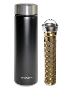 Isolierflasche mit Cold Brew Filter, 500ml, Edelstahl