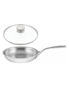 Demeyere Proline 7 Bratpfanne mit Zwilling Glasdeckel