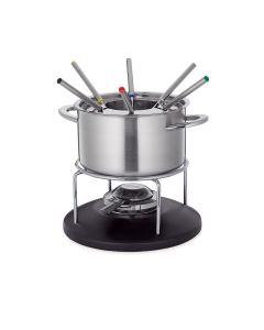 Basic Fondue-Garnitur schwarz, Ø18cm