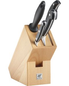 Professional 'S' Messerblock natur, 5-tlg. mit Chin. Kochmesser