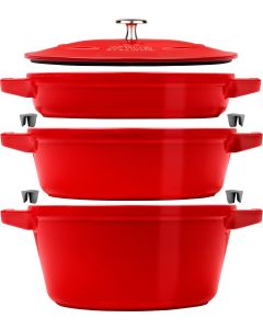 Staub Kochtopfset 3-tlg. aus Gusseisen