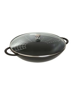 Wok mit Glasdeckel