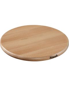 Staub Magnetischer Topfuntersetzer aus Buchenholz, rund