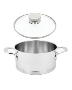 Demeyere Atlantis 7 Bratentopf mit Zwilling Glasdeckel