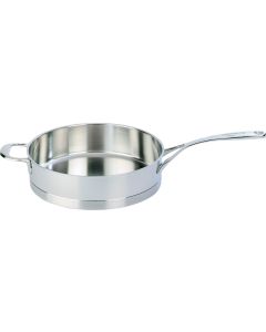 Demeyere Atlantis 7 Sauteuse niedrig mit Gegengriff ohne Deckel