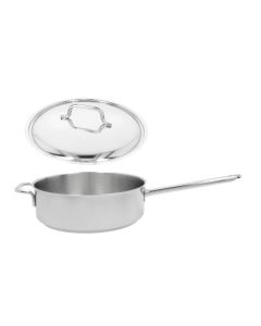 Demeyere Apollo 7 Stieltopf niedrig mit Deckel und Gegengriff