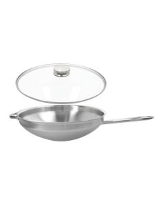 Demeyere Wok mit Glasdeckel, Ø32cm 