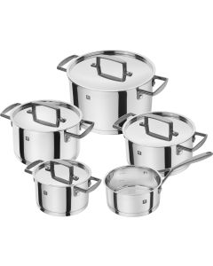 Zwilling Bellasera Kochgeschirrset 5-tlg., schwarze Griffe