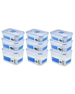 LocknLock Set gleiche Deckel, 9-tlg. (21 x 14,6 cm)