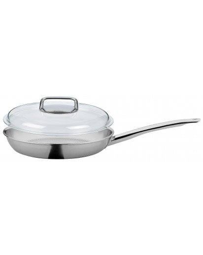 Spring: Brigade Profile Bratpfanne mit Domo Glasdeckel, Ø24cm