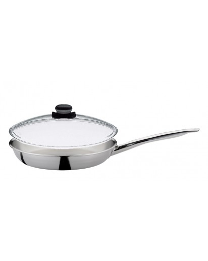 Spring: Brigade Premium Bratpfanne mit Vulcano Glasdeckel, Ø20cm