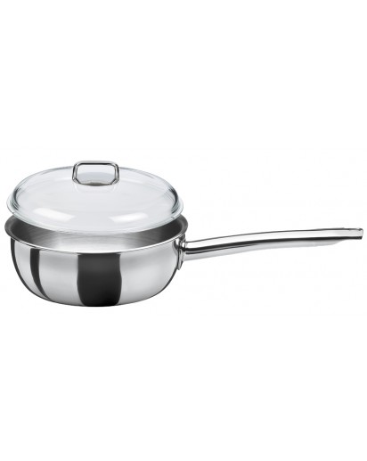 Spring: Brigade Premium Sauteuse mit Domo Glasdeckel, Ø24cm