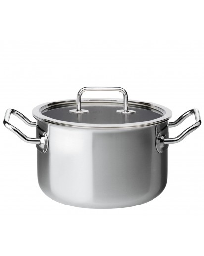 Spring: Brigade Basic Fleischtopf m. Glasdeckel, Ø24cm