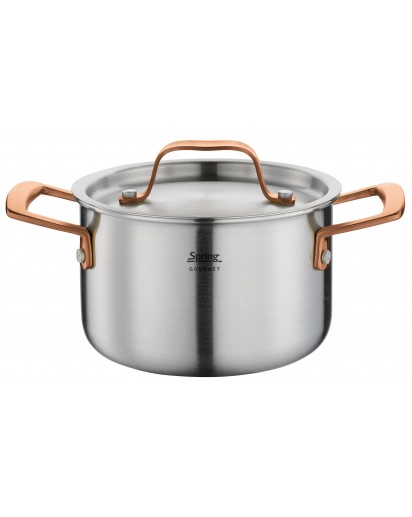 Spring: Gourmet Roségold Kochtopf, Ø16cm