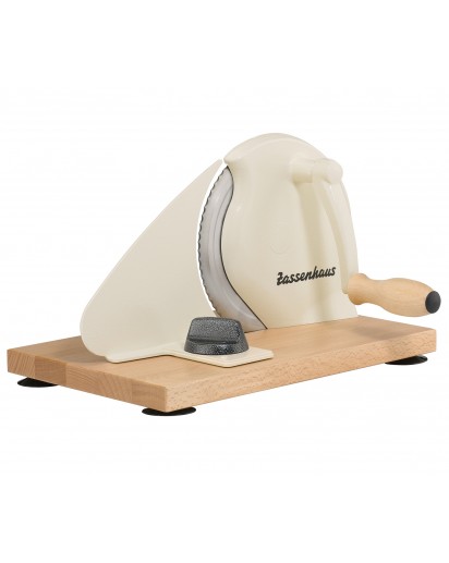 Zassenhaus: Classic Brotschneidemaschine, manuell, creme
