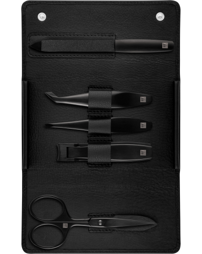 Zwilling: Premium Black Maniküre Pediküre Set 5-tlg., schwarz