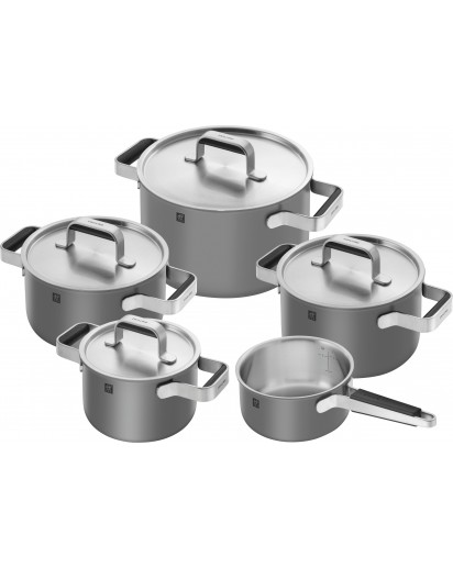 Zwilling: Pure Kochgeschirrset, 5-tlg., Grau