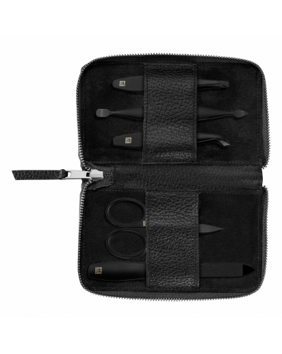Zwilling: Premium Black Maniküre Pediküre Set 5-tlg., schwarz