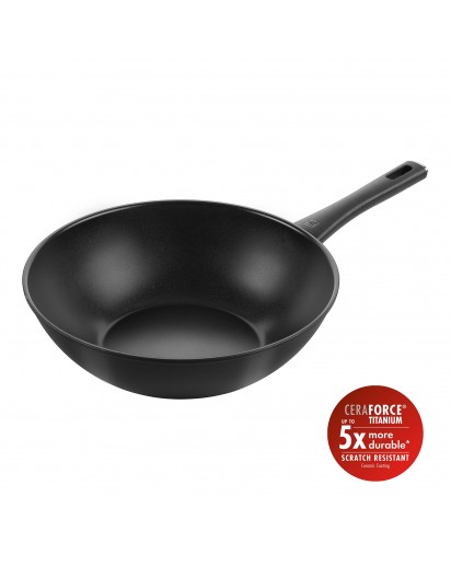 Zwilling: Madura Wok, Ø30cm, Aluminium, Titanverstärkte keramische Antihaftbeschichtung