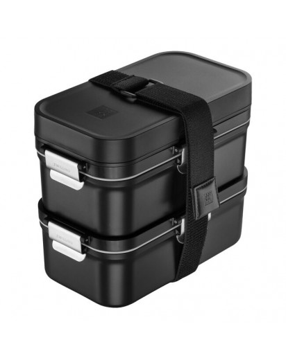 Zwilling: Fresh & Save Vakuum Lunch Box, modular, Schwarz