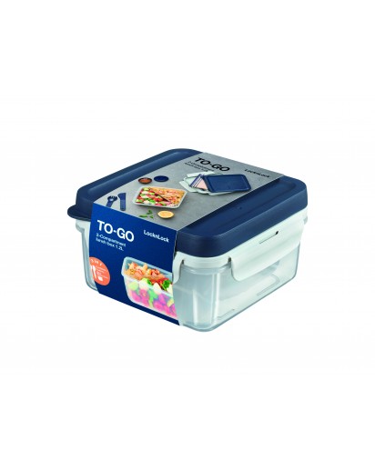 LocknLock: Lunchbox mit Besteck und Einsatz (HPL979L)