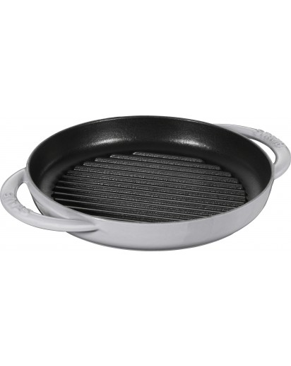 Staub: Grillpfanne rund, Ø22cm, Grafitgrau