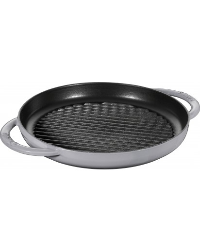 Staub: Grillpfanne rund, Ø26cm, Grafitgrau