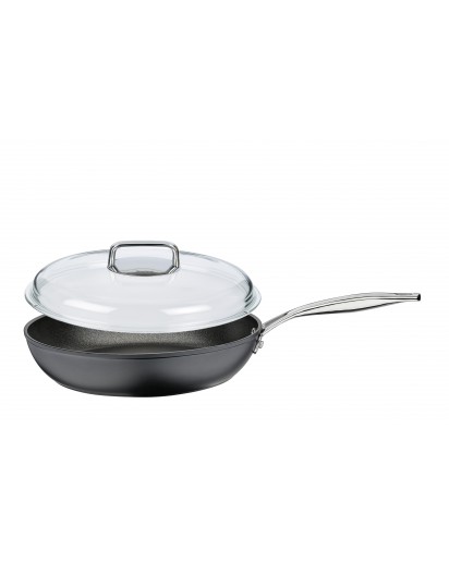Spring: Meridian Intense Pro Bratpfanne mit Domo Glasdeckel, Ø28cm