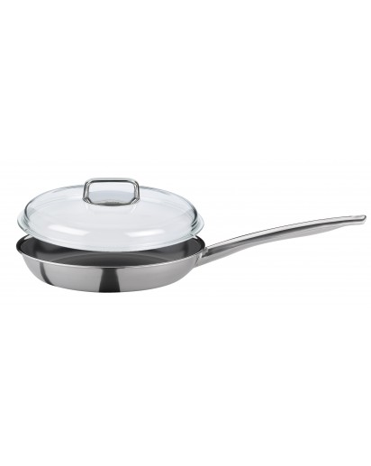 Spring: Vulcano Pure Bratpfanne mit Domo Glasdeckel