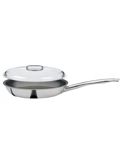 Spring: Vulcano Intense Pro Bratpfanne mit Domo Glasdeckel, Ø28cm