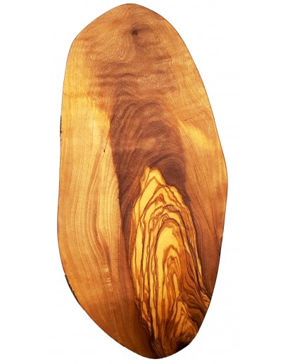 Olivenholz Schneidbrett Naturschnitt, ca. 19 cm