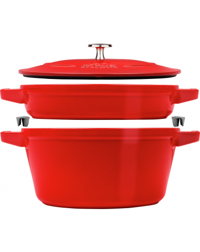 Staub: Kochtopfset 2-tlg., kirschrot
