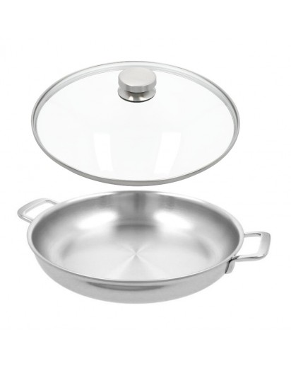 Demeyere: Multifunction 7 Bratpfanne mit Zwilling Glasdeckel, Ø32cm