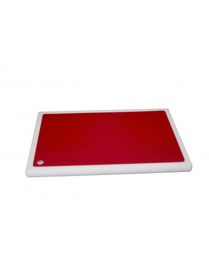 seleXions®: Top Board Schneidebrett inkl. 3 rote Einlagen, 53x32,5x3cm