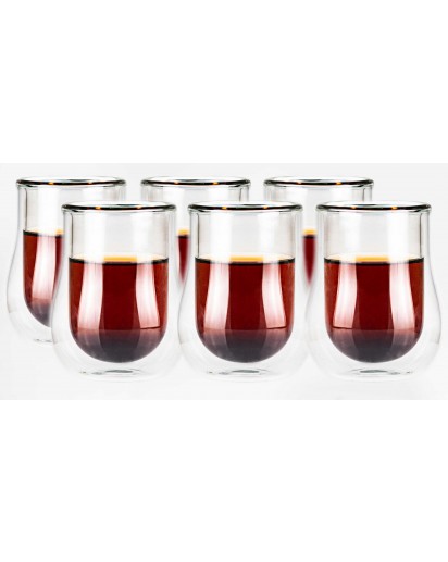seleXions®: 6er-Set Barista-Caffé Espresso-Glas 80ml