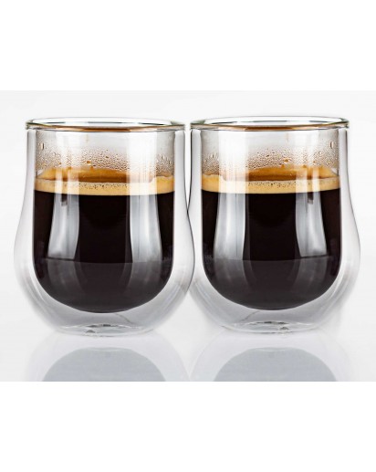 seleXions®: 2er-Set Barista-Caffé Kaffee-Glas 200ml