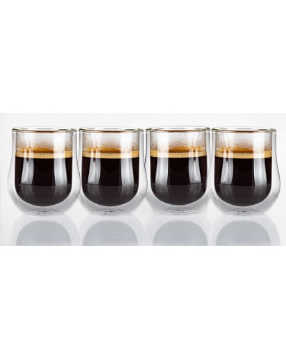 seleXions®: 4er-Set Barista-Caffé Kaffee-Glas 200ml