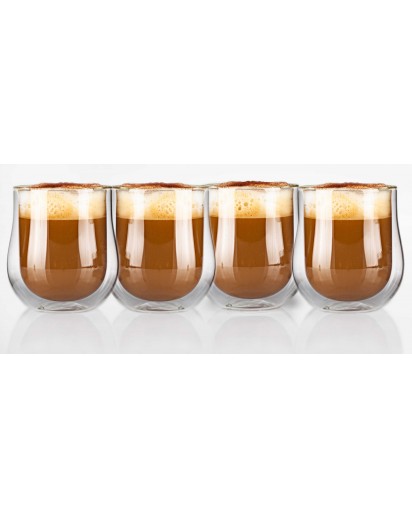 seleXions®: 4er-Set Barista-Caffé Cappuccino-Glas 250ml