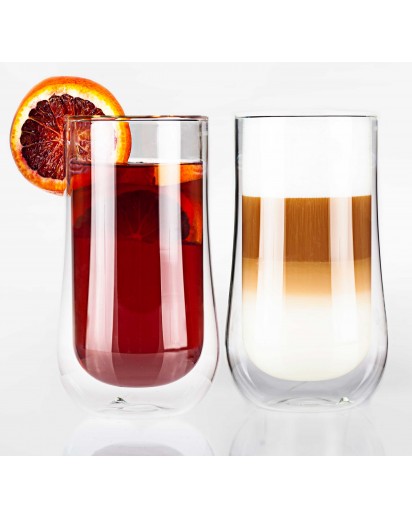seleXions®: 2er-Set Barista-Caffé Latte-Macchiato-Glas 350ml