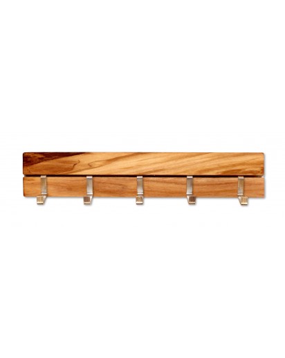 seleXions®: Hakenleiste aus Olivenholz, 25cm