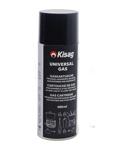 Kisag: Kigas Universalgas Nachfüllflaschen (inkl. Adapter)