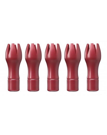 seleXions®: Garniertülle Tulpe 5 Stk, dunkelrot